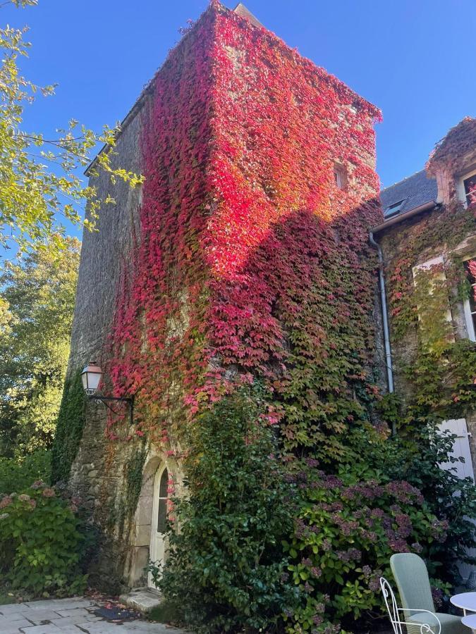 Manoir Du Vau D Arz Gites Et Chambres D Hotes Avec Piscine Malansac Esterno foto